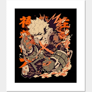 bakugo Posters and Art